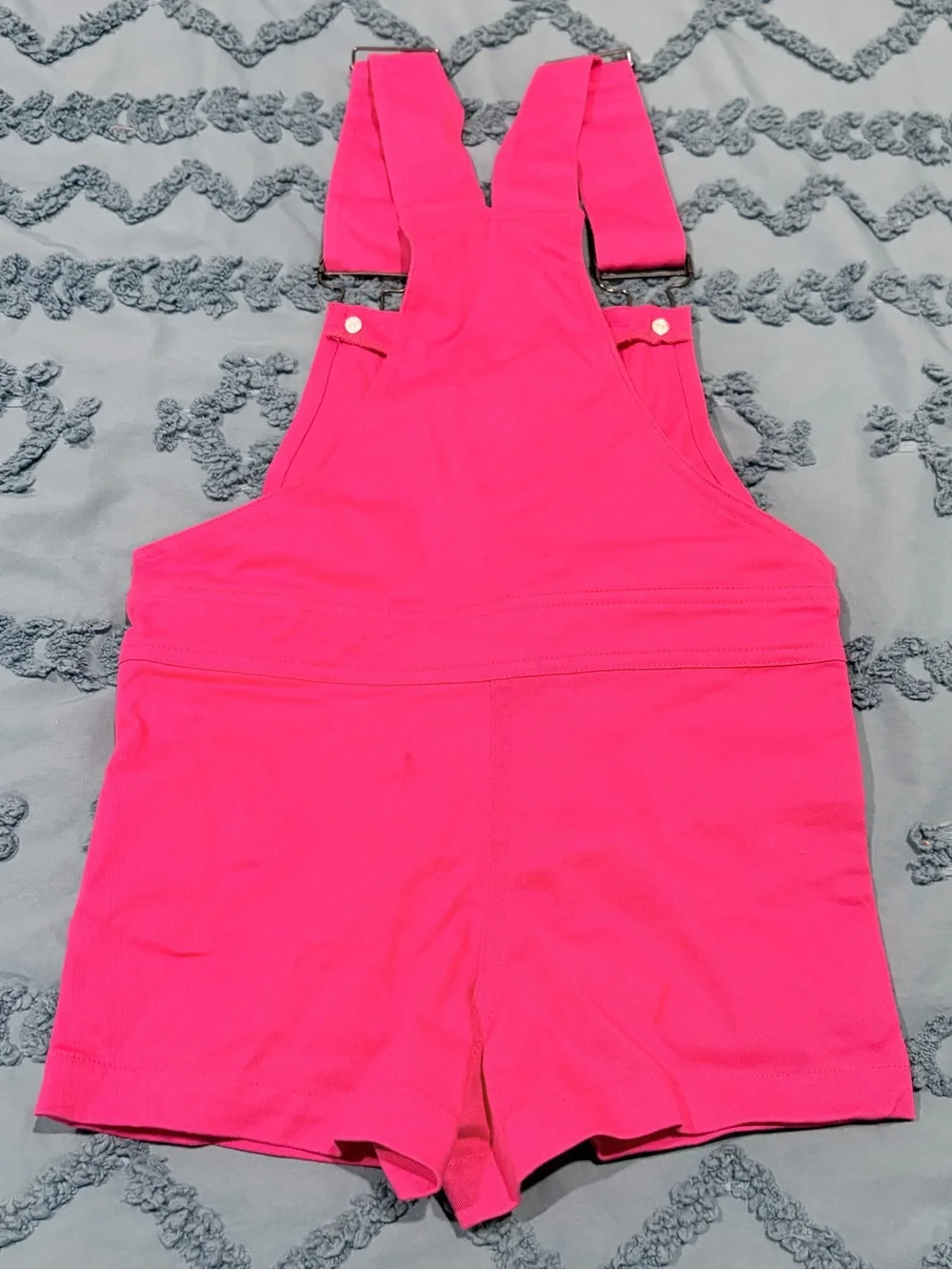 Curtain Call Dance Costume Girls' Hot Pink Overall Shorts Child Small